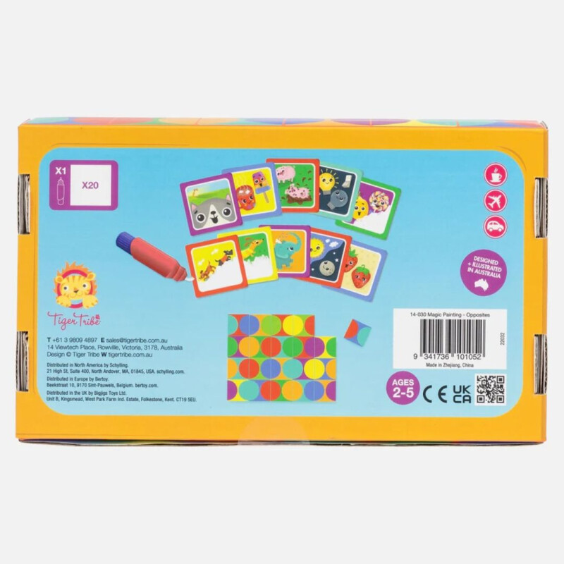 Pintura mágica - Opuestos Pintura Mágica - Opuestos