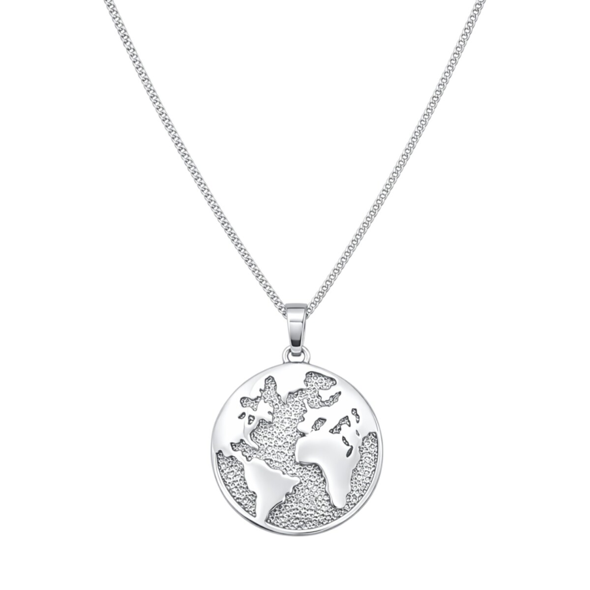 Dije circular mundo - Plata 925 - sin piedra - CP4822 - conpiedra 