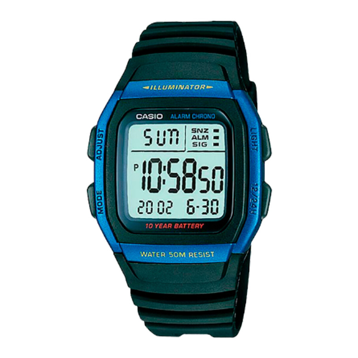 Reloj Casio Clásico W-96H - 2AVDF 