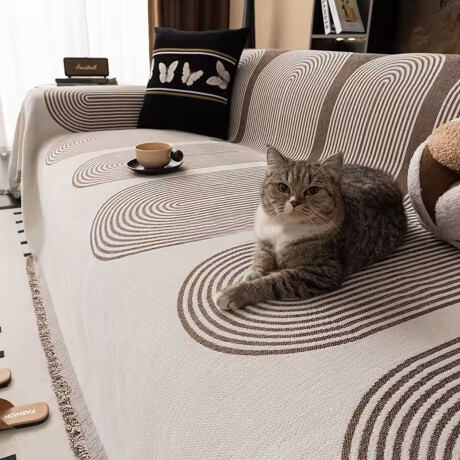 Cobertor Protector Funda Cubre Sillón Sofá Reversible 1.8x2M Marrón