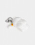 Llavero Peluche Llavero Y Charm De Peluche De Perrito - Blanco Crudo