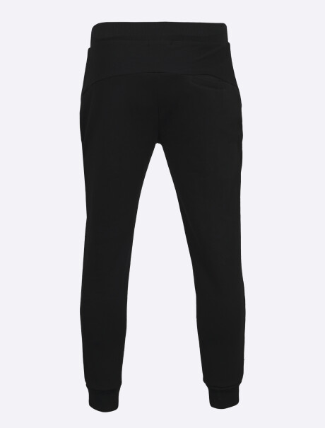 Pantalon felpa negro