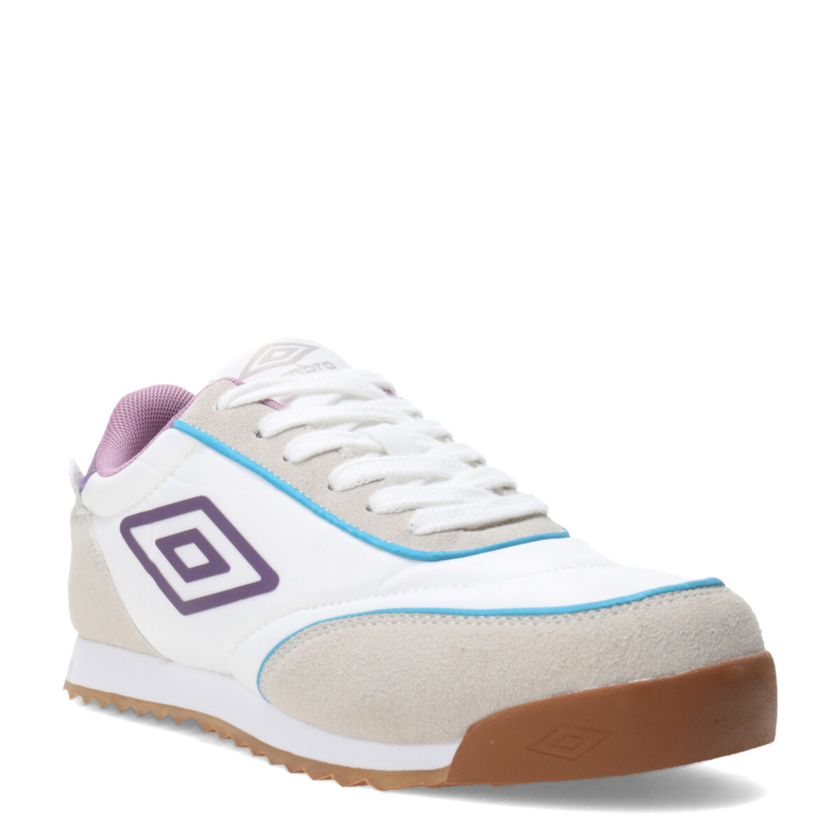 Championes de Mujer Umbro Lane Lady - Blanco - Gris - Violeta 