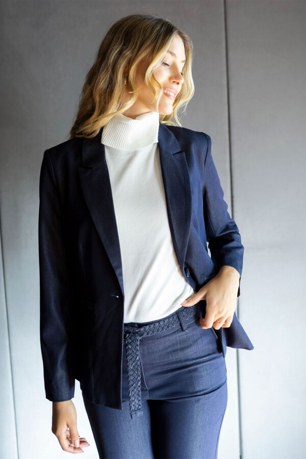 Blazer Denim JEAN OSCURO