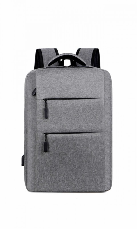 MOCHILA USB AMERICAN TEACHER GRIS