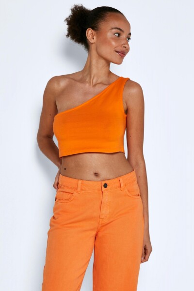 Top Kerry Cropped Vibrant Orange