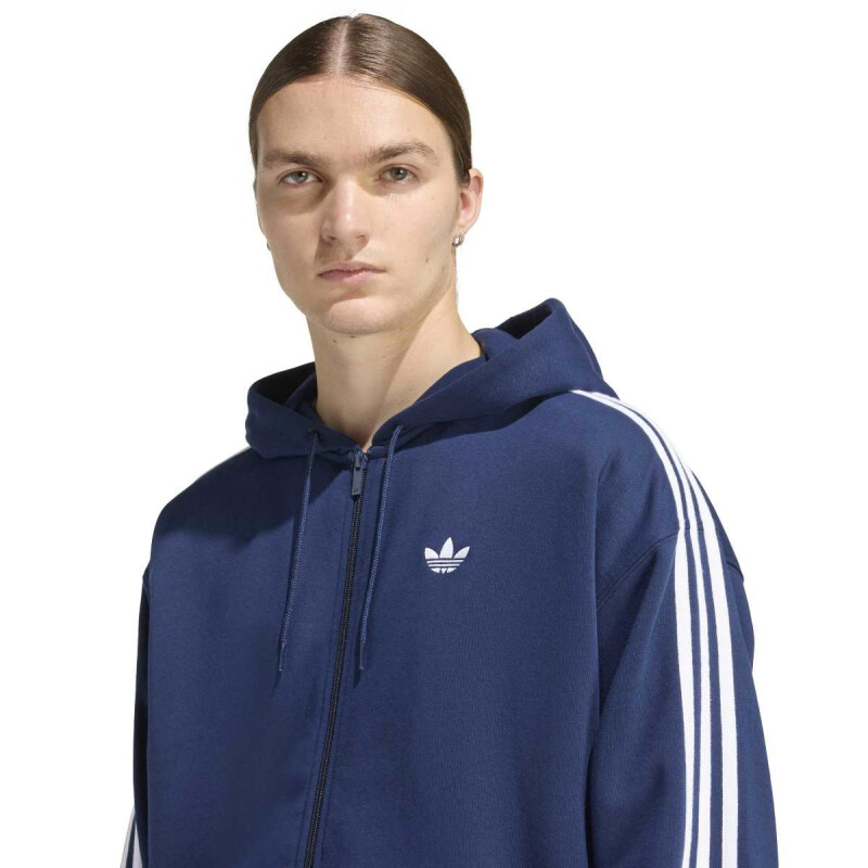 Buzo Adidas BAGGY FZ HOODIE Hombre KD4097 Azul