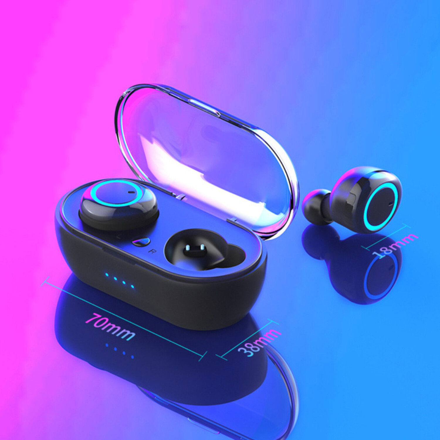 Auriculares In-ear Inalámbricos Y50 Tws Táctil Bluetooth