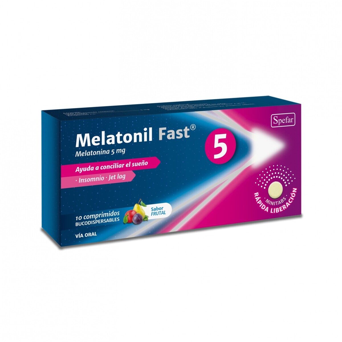 Melatonil Fast 5 mg x 10 comprimidos – Spefar 
