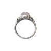 Anillo Calado-Plata 925-Piedra cuarzo rosa-AN3952 conpiedra
