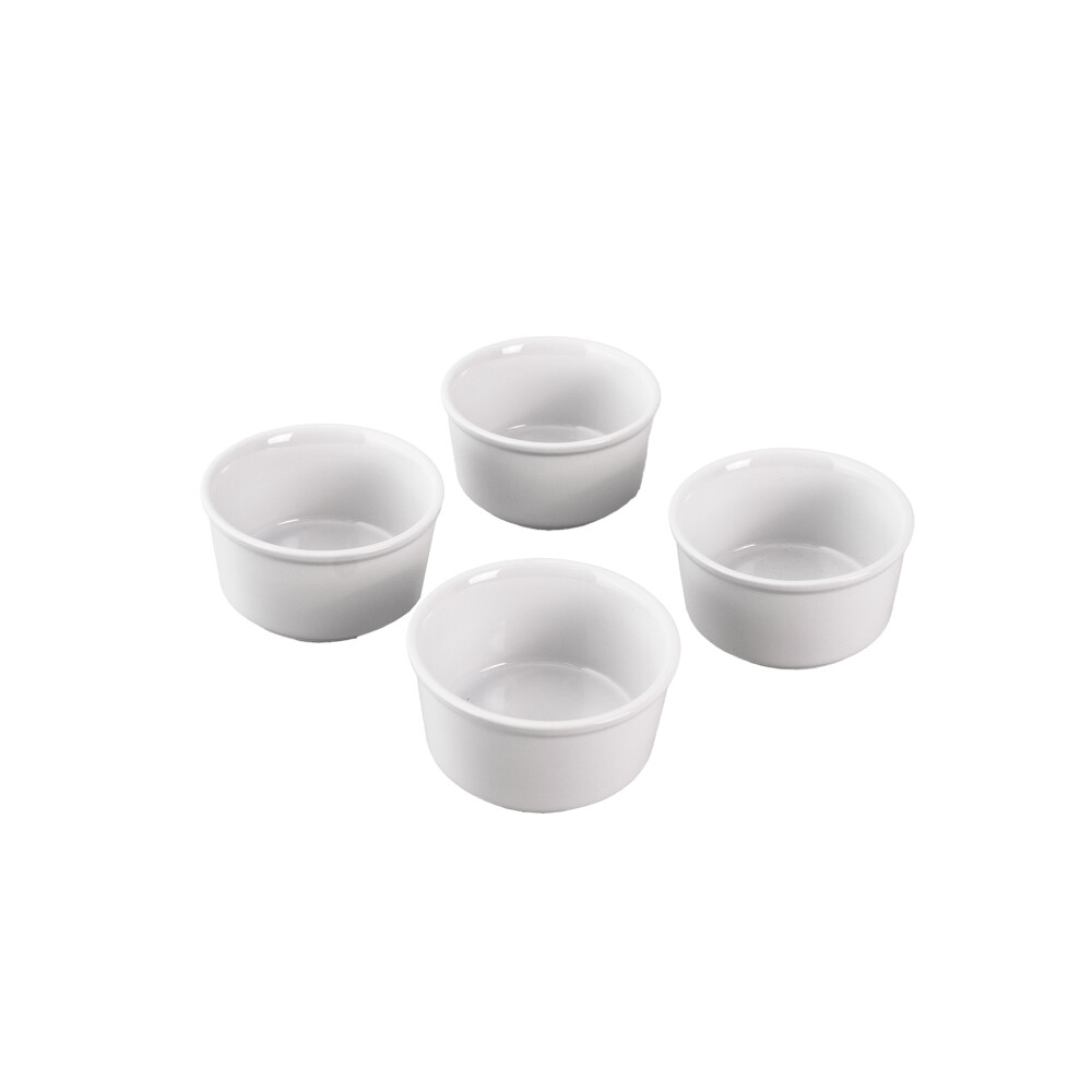 SET BOWL + 4 REMEQ CERAMICA BLANCO 2 LITROS Y 240ML