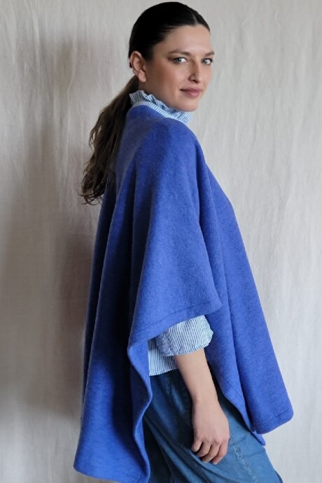 Ruana Cerdeña Azul