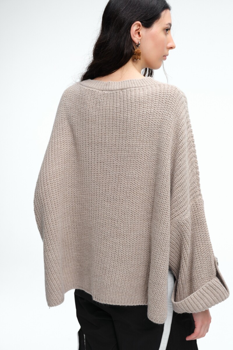 SWEATER BOLSILLO Camel