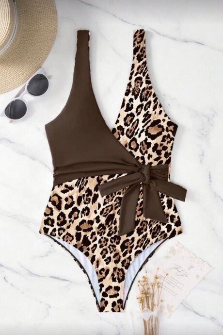 Enteriza ALTAGRACIA leopardo