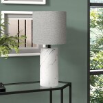 LAMPARA PORCELANA D29x60CM DISEÑO MARMOL/GRIS LAMPARA PORCELANA D29x60CM DISEÑO MARMOL/GRIS
