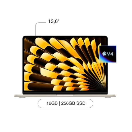 Notebook Apple Macbook Air MW0Y3LL M4 256GB 16GB 13" Starlig Notebook Apple Macbook Air MW0Y3LL M4 256GB 16GB 13" Starlig