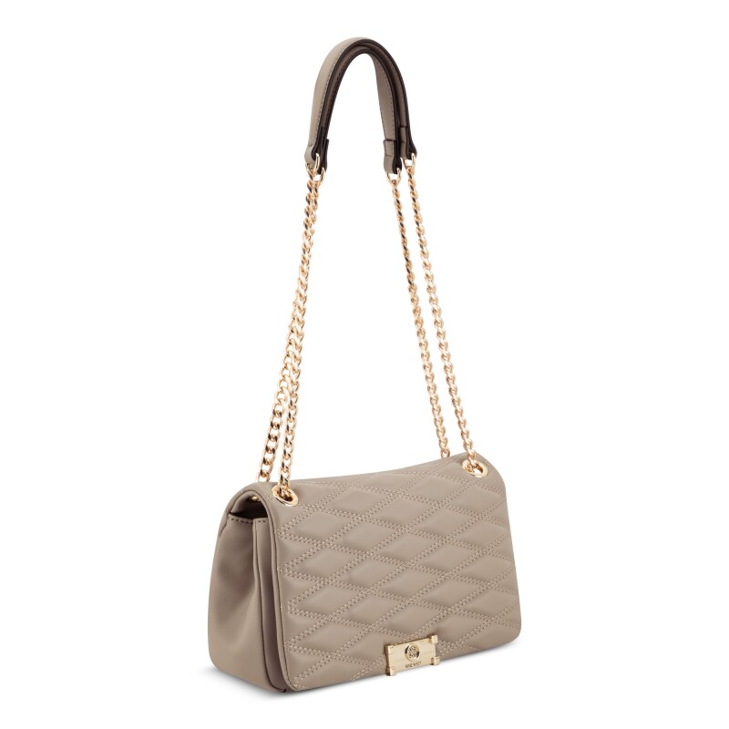 Crossbody Lamae Convertible Xbody Flap Pumice