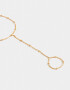 Pulseras Flexibles Pulsera Flexible Con Anillo - Dorado