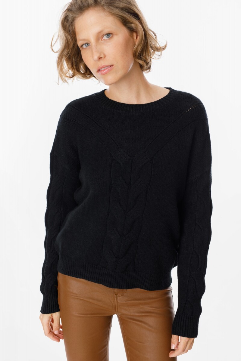 Sweater Hiedra Negro