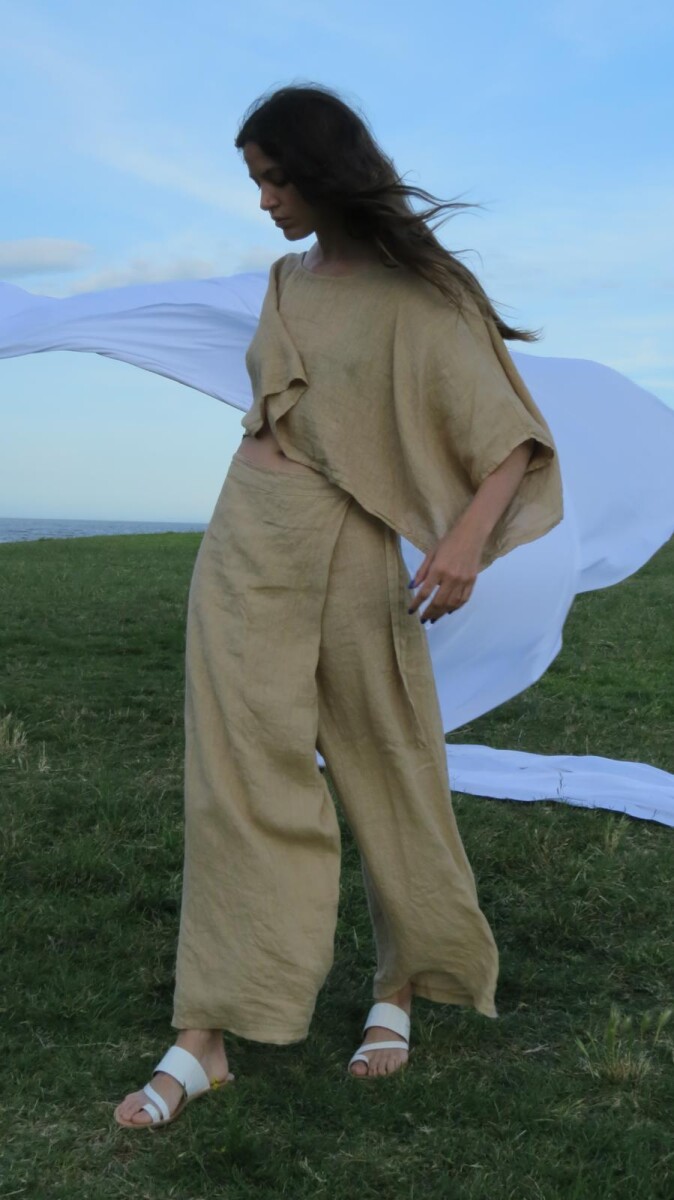 Blusa Beach - Beige 