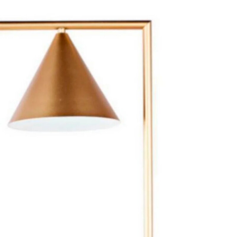 Lámpara de Pie Cono GoogleHome Dorado Mate Lámpara de Pie Cono GoogleHome Dorado Mate