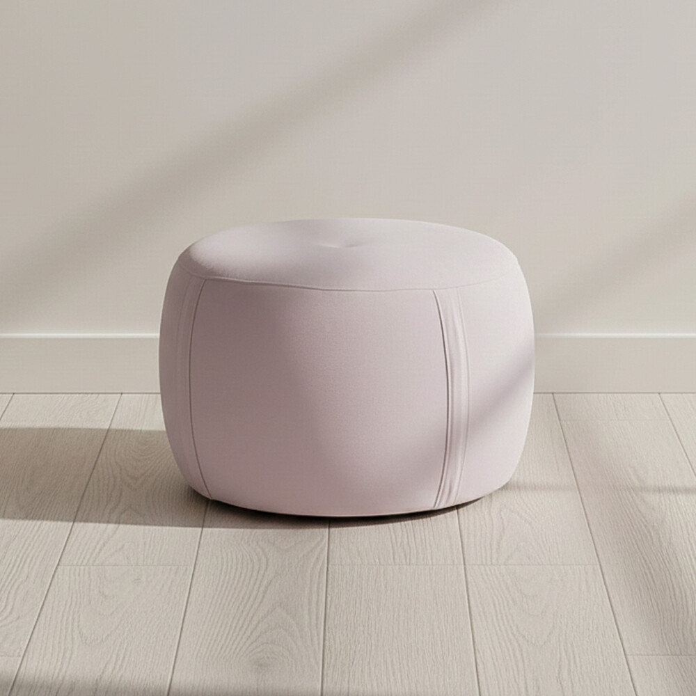 PUFF TELA NATURAL-BEIGE OLTEN BEIGE CLARO