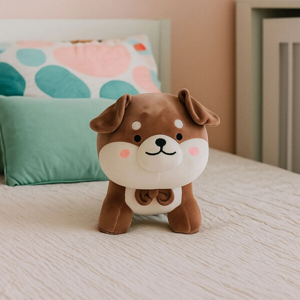 Peluche shiba marrón