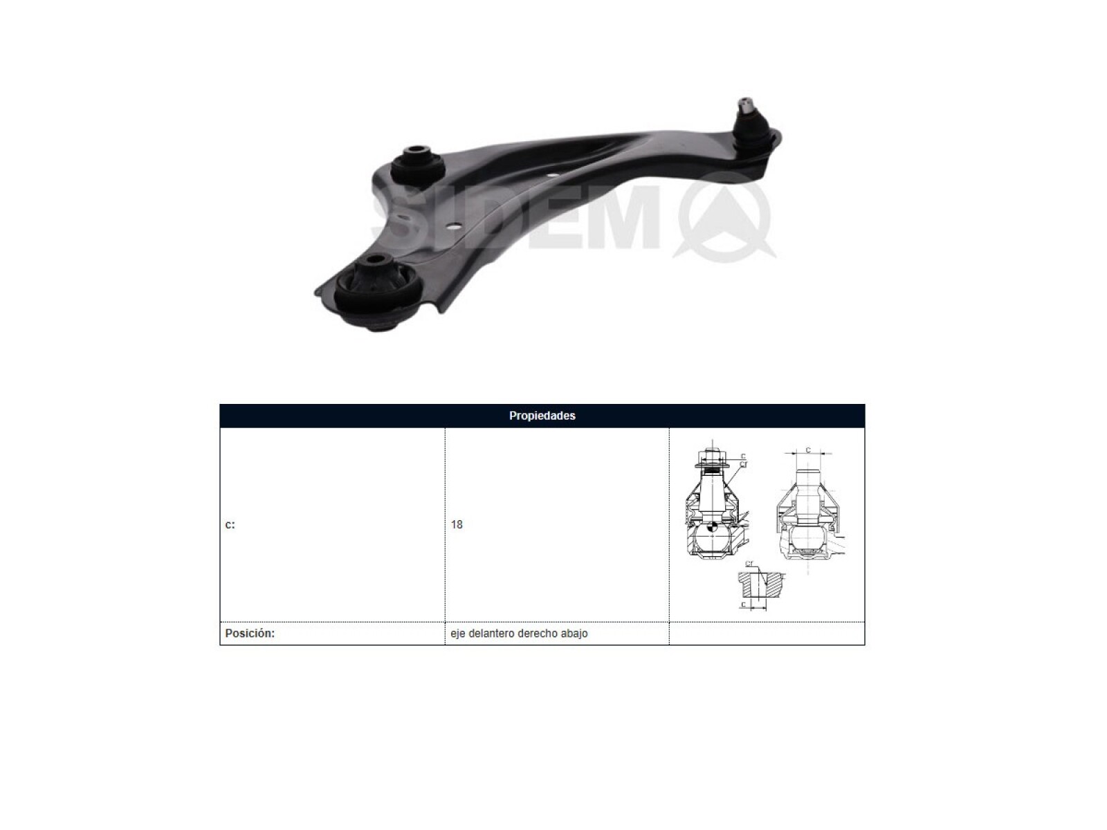 Parilla De Suspension Delantera Nissan Juke 12-25 Der 