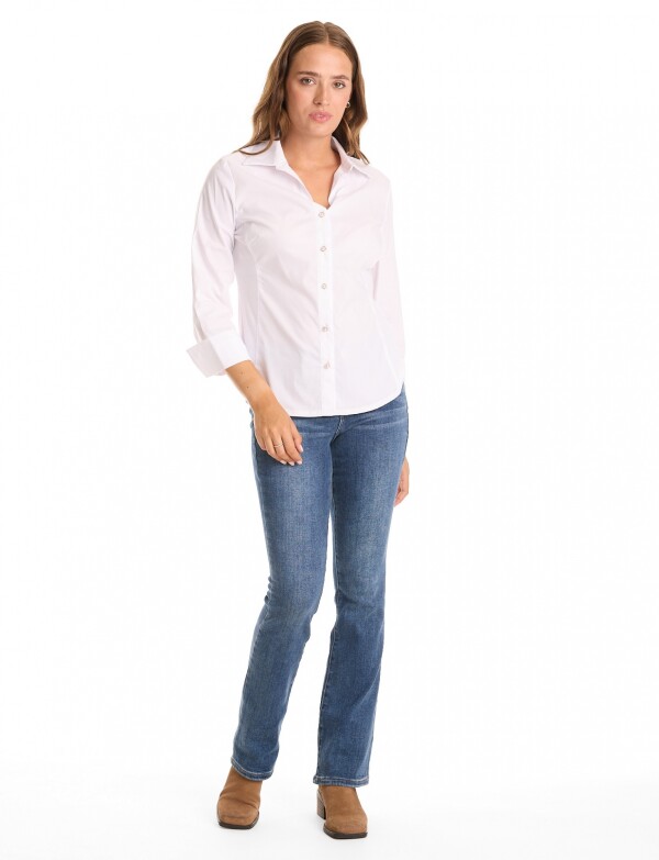 Camisa Det Btn BLANCO