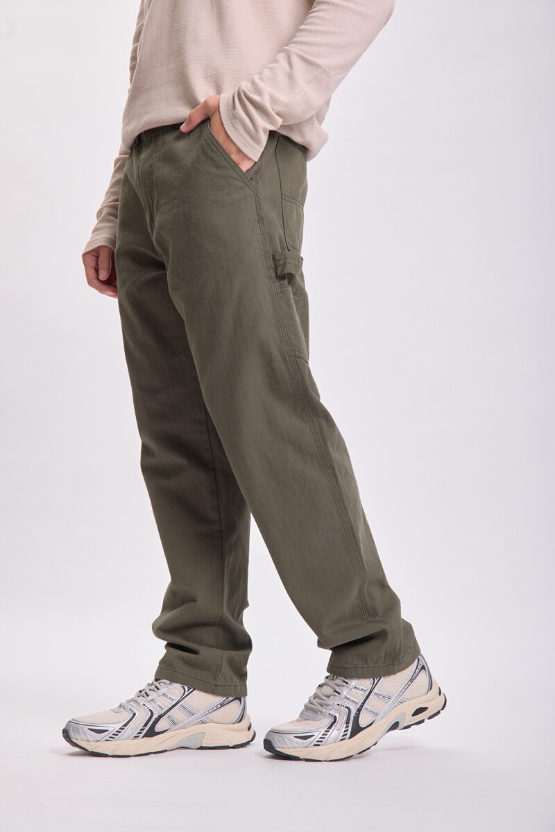 Pantalón carpintero Verde