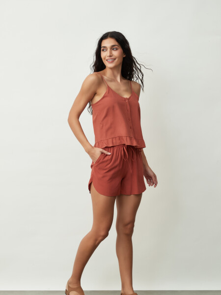 SHORT NUSA NARANJA OSCURO