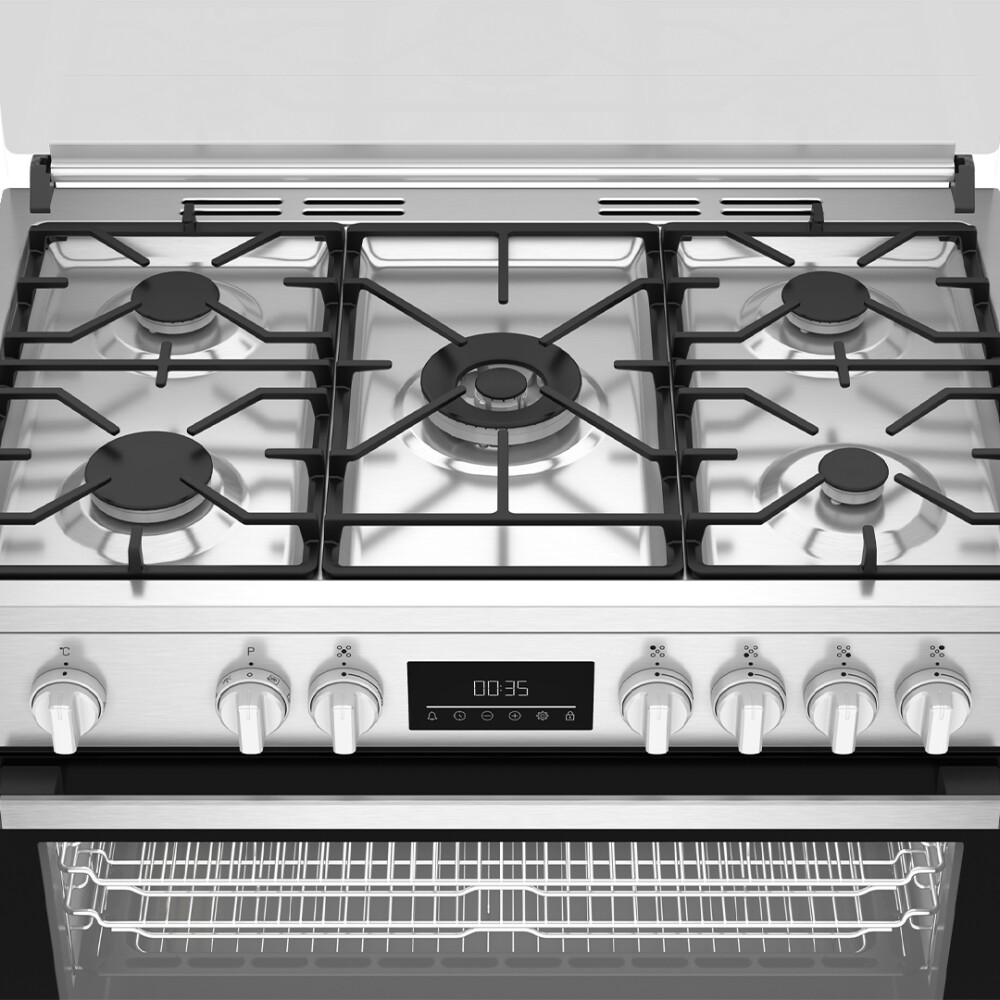 Cocina combinada 111L con grill 90cm Beko BGM 11226 EX Cocina combinada 111L con grill 90cm Beko BGM 11226 EX