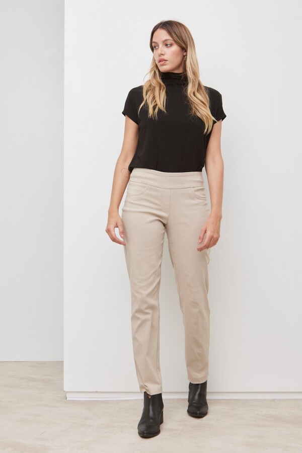 Pantalon Pull On BEIGE