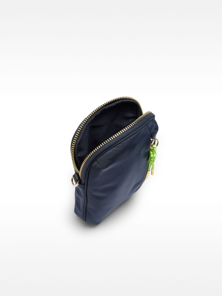 Bolso Para Móvil De Nylon azul-marino