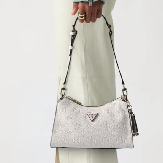 Cartera Guess Cresidia Chica Blanco 0