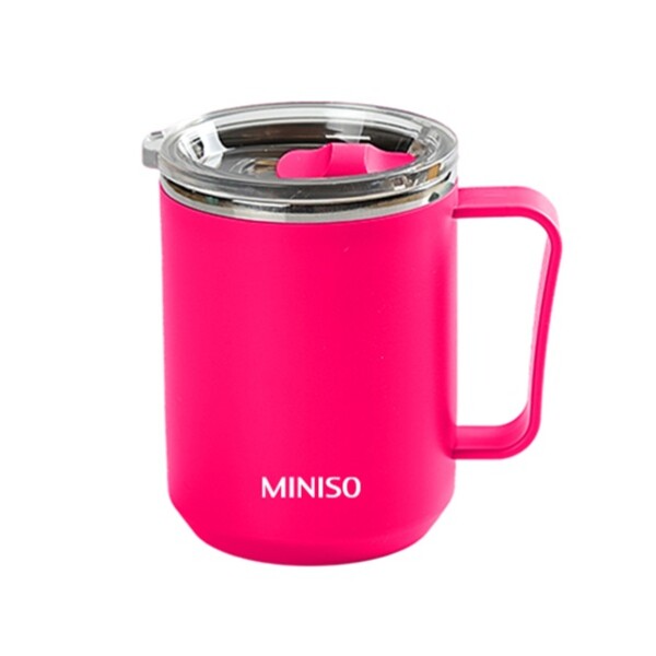 Taza de acero 400ml rosa