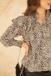 CAMISA MARIE CLASSIC LEOPARD CAMISA MARIE CLASSIC LEOPARD