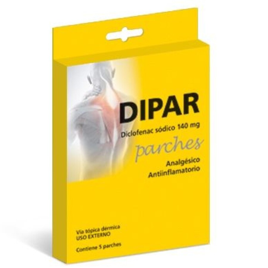 Dipar Parches Analgésicos 5 Unidades Dipar Parches Analgésicos 5 Unidades