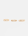Sets Anillos Metal Set Anillos De Metal - Dorado