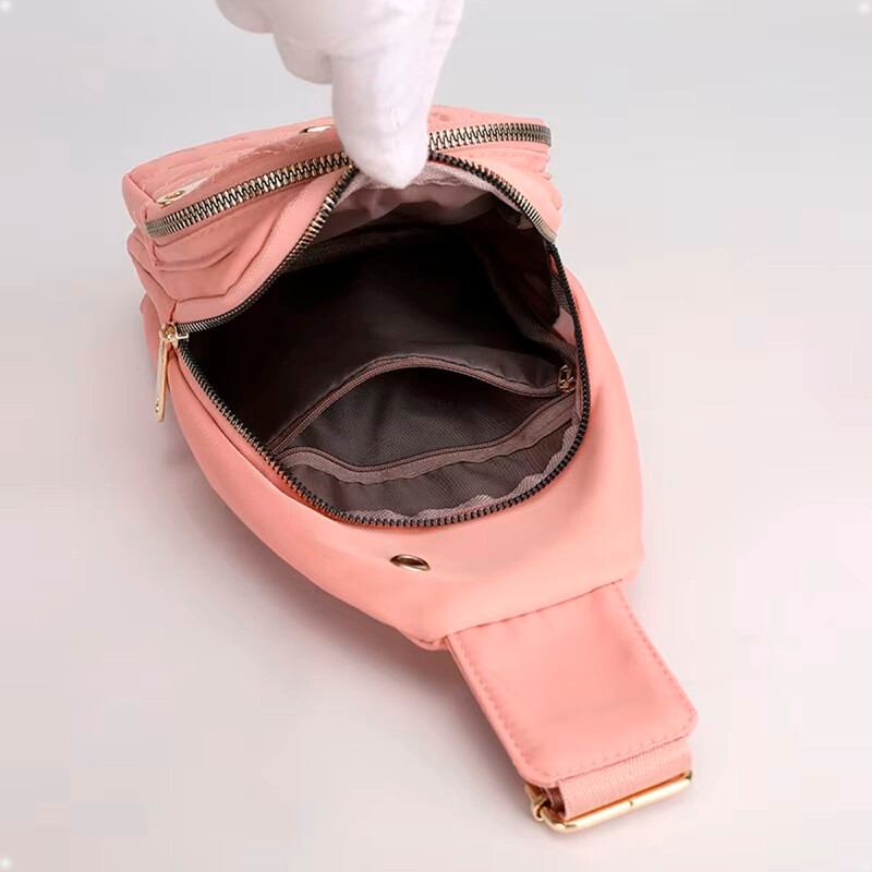 Bandolera Riñonera Cruzada Rosa