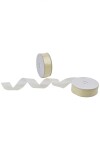 Cinta organza con puntos - 23 mts CREMA