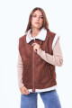 Chaleco gamulán Bolson Camel