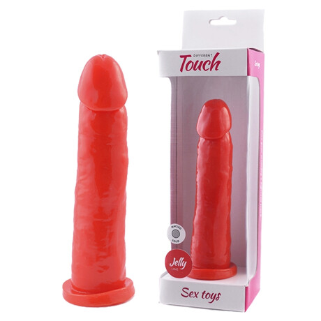 Consolador Géminis Macizo Rojo
