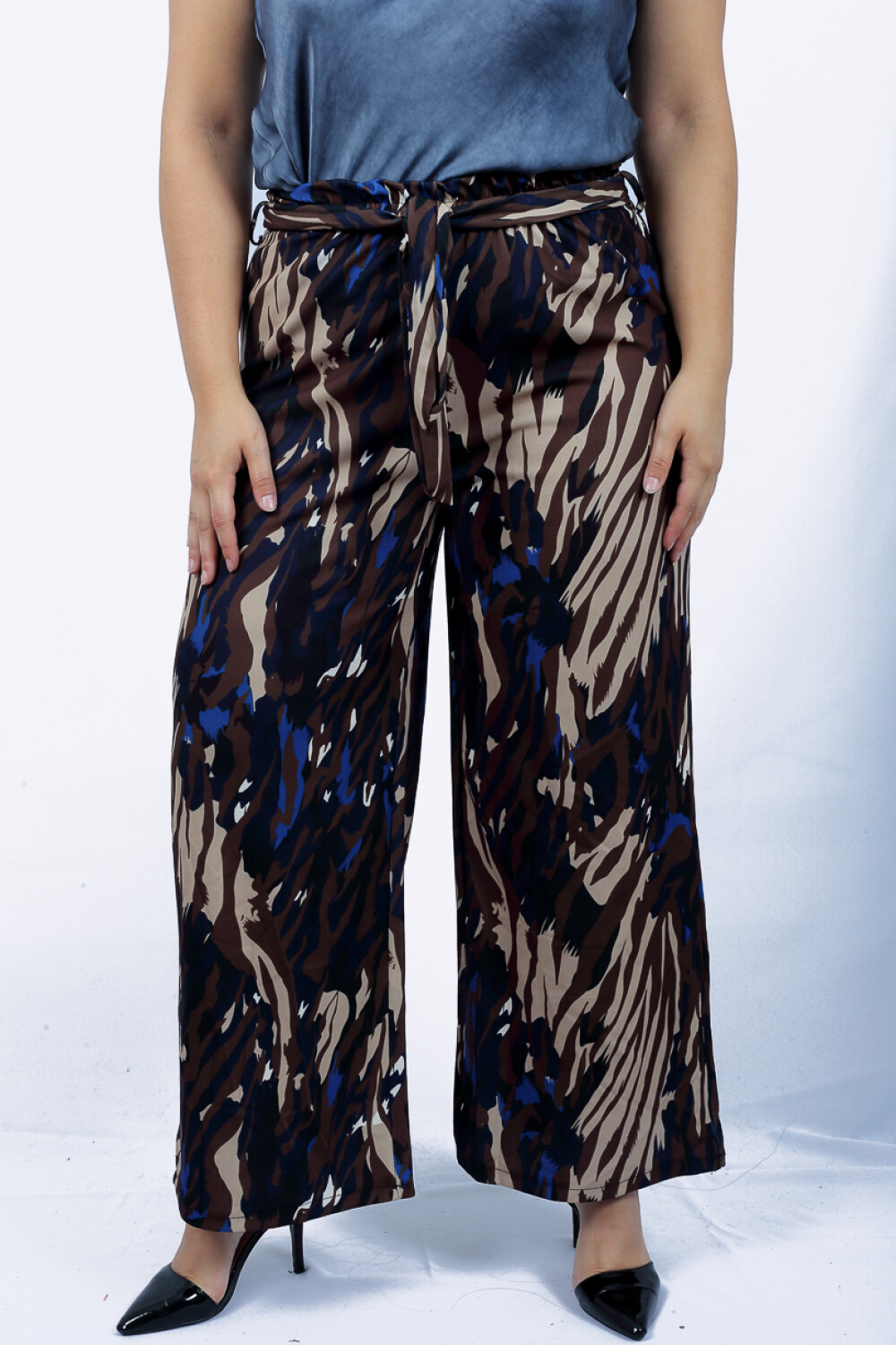 PANTALON FIORELLA Azul francia