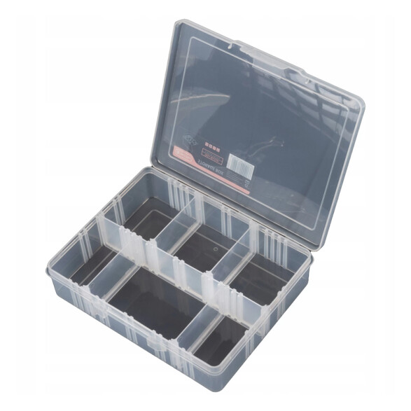 Caja transparente organizadora de 6 divisiones TT0002