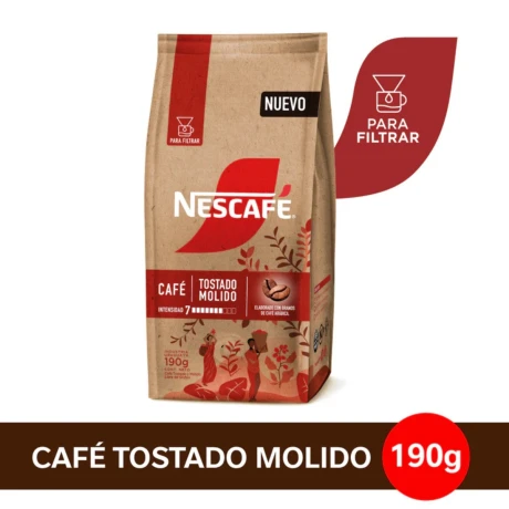 Café Nescafé Tostado y Molido Puro 190GR 001