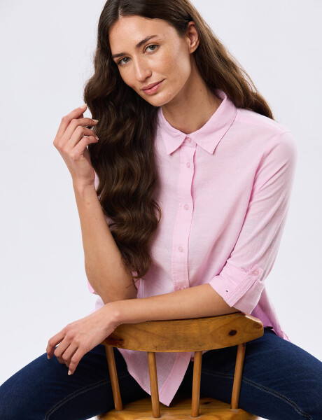 CAMISA LISA DE LINO Rosacla
