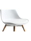 Silla de comedor KASTRUP blanco/roble Silla de comedor KASTRUP blanco/roble