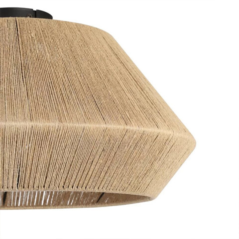 Aplique techo entramado hilo beige Ø480mm ALDERNEY EG4226