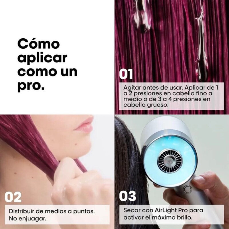Sérum L'Oréal Professionnel Vitamino Color Glass Shine 50ml Para Cabello Teñido Sérum L'Oréal Professionnel Vitamino Color Glass Shine 50ml Para Cabello Teñido